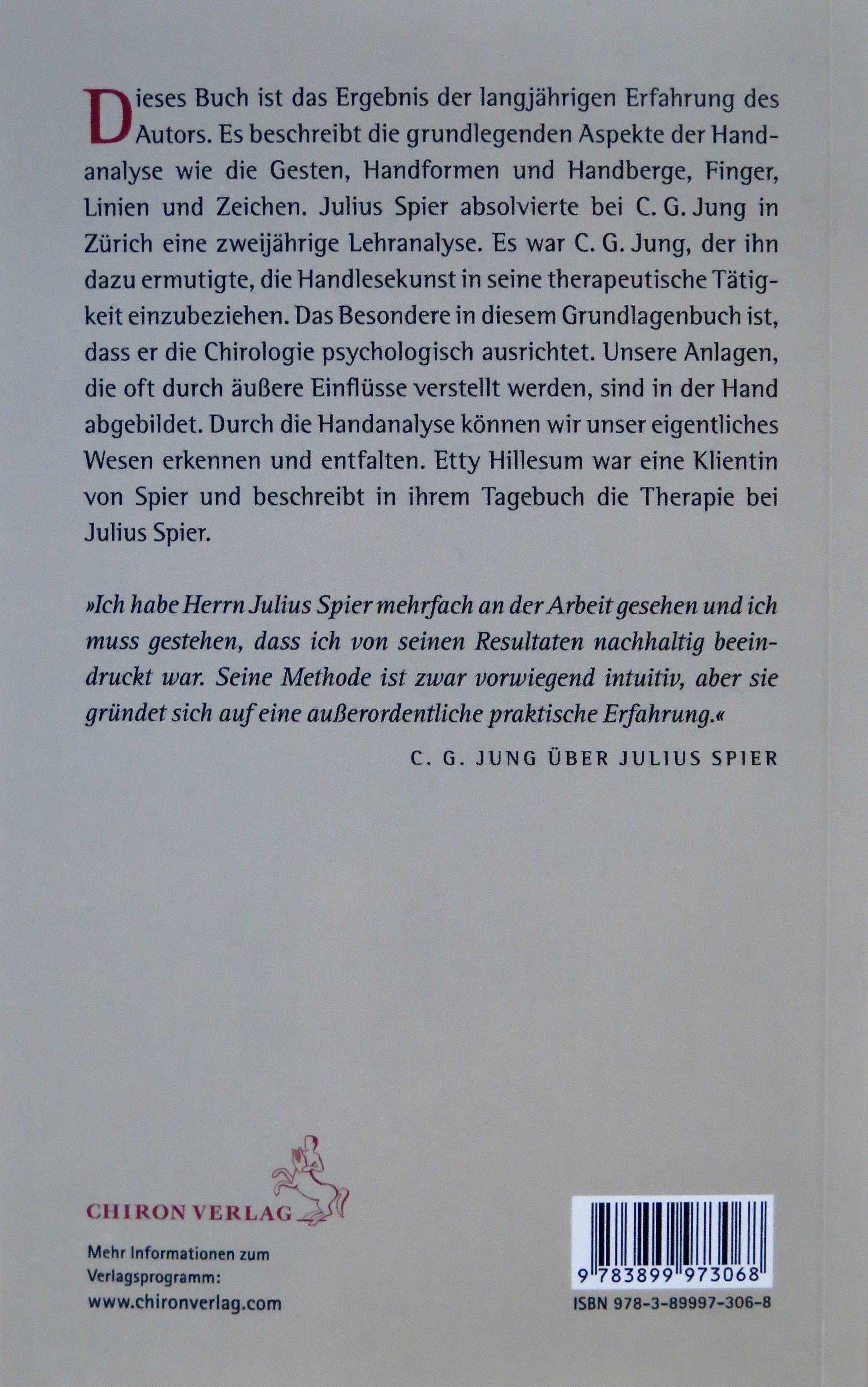 Spier Handlesen Psycho Chirologie 2